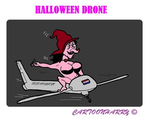 Cartoon: Halloween 2014 (medium) by cartoonharry tagged halloween,2014,drone
