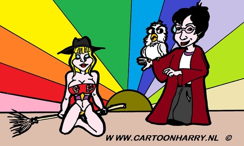 Cartoon: Harry Potter (medium) by cartoonharry tagged cartoon,sexy,comic,erotic,girl,girls,boys,boy,cartoonist,cartoonharry,dutch,woman,hot,butt,love,naked,nude,nackt,erotik,erotisch,nudes,belly,busen,tits,toonpool