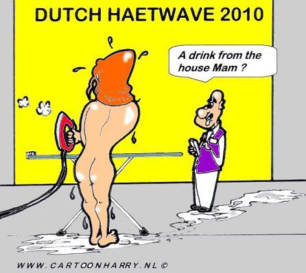 Cartoon: Heatwave 2010 (medium) by cartoonharry tagged heatwave,cartoon,cartoonharry,husband,girl