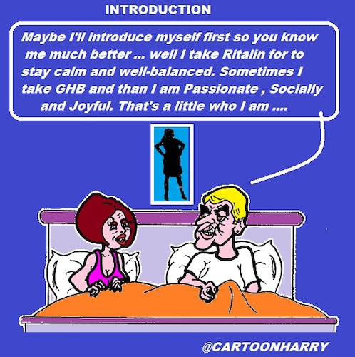 Cartoon: Intrduction (medium) by cartoonharry tagged man,wife,friend,introduction