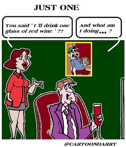Cartoon: Just One (medium) by cartoonharry tagged one,cartoonharry