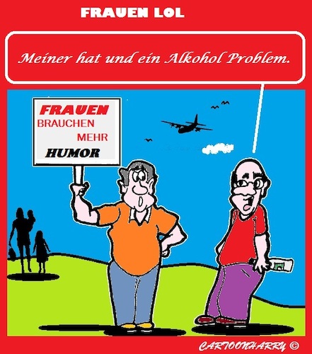 Cartoon: Kein Alkohol (medium) by cartoonharry tagged humor,problem,alkohol