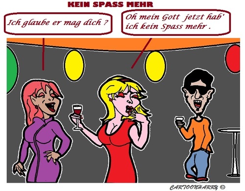 Cartoon: Kein Spass (medium) by cartoonharry tagged party,spass