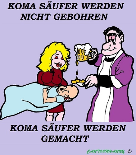 Cartoon: Koma Säufer (medium) by cartoonharry tagged komasäufer,komasaufen,koma,alcohol,saufen,pfarrer,mutti,kind,kirche,cartoon,cartoonist,cartoonharry,krankheit,krank,todkrank,dutch,deutsch,toonpool