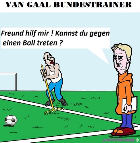 Cartoon: Louis van Gaal (medium) by cartoonharry tagged toonpool,dutch,cartoonharry,cartoonist,cartoon,bundestrainer,holland,louisvangaal,gaal,van,louis,fall