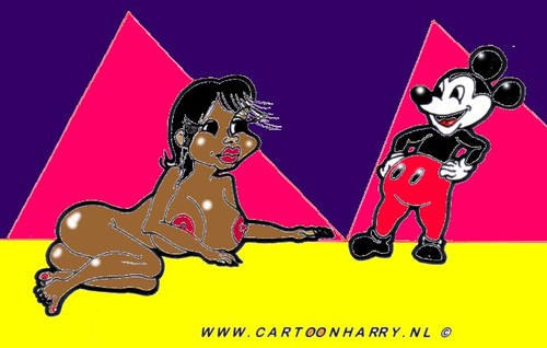 Cartoon: Mickey Mouse (medium) by cartoonharry tagged mickey,mouse,famous,comics,naked,nude,beautifull,girls,sexy,cartoonharry