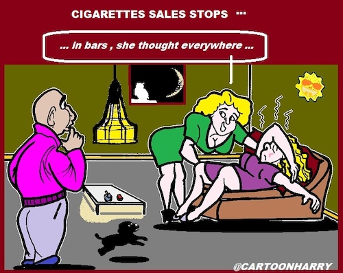 Cartoon: Mistake (medium) by cartoonharry tagged wrong,cigarettes,smoking,mistake