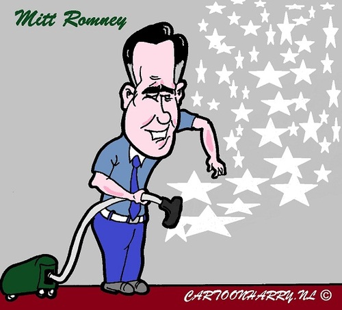 Cartoon: Mitt Romney (medium) by cartoonharry tagged mitt,romney,usa,elections,caricature,cartoonharry,dutch,toonpool