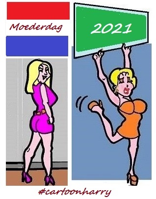 Cartoon: Moederdag (medium) by cartoonharry tagged moederdag2021,cartoonharry