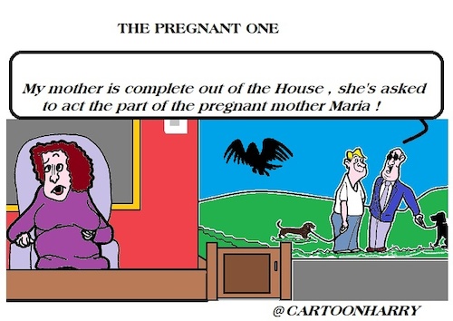 Cartoon: Mother Maria (medium) by cartoonharry tagged cartoonharry