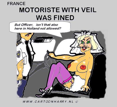 Cartoon: Nicaab (medium) by cartoonharry tagged veil,nikaab,france,girl,sexy,cartoonharry