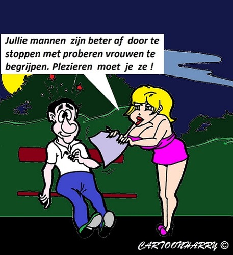 Cartoon: Niet doen (medium) by cartoonharry tagged begrijpen,vrouwen,niet,cartoon,cartoonist,cartoonharry,dutch,toonpool
