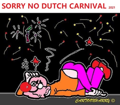 Cartoon: No Carnival 2021 (medium) by cartoonharry tagged pity,carnival,cartoonharry