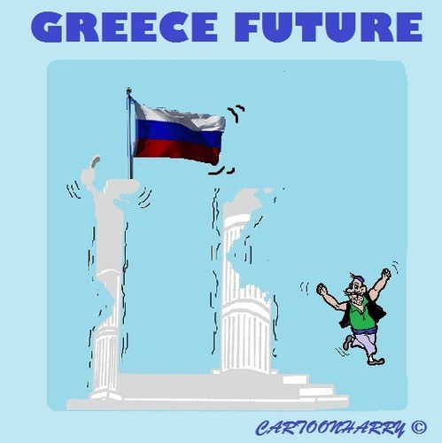 Cartoon: Now and Then2 (medium) by cartoonharry tagged greece,europe,referendum,no,yes,russia
