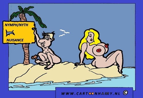 Cartoon: Nuisance (medium) by cartoonharry tagged blood,girl,man,sexy,nude,naked,cartoonharry,cartoon,cartoonist,dutch,toonpool