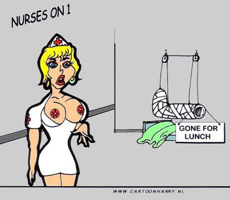 Cartoon: Nurses On One 4 (medium) by cartoonharry tagged nurse,cartoonharry,gone,sexy