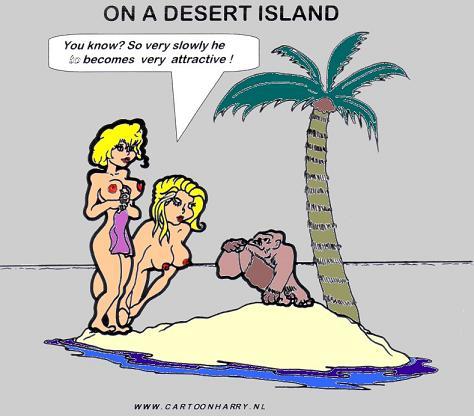Hentai Girls In Sex Trouble On Desert Island