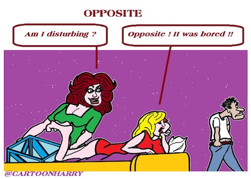 Cartoon: Opposite (medium) by cartoonharry tagged opposite,cartoonharry