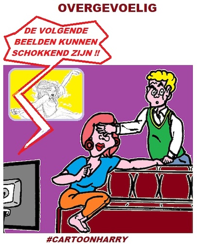 Cartoon: Overgevoelig (medium) by cartoonharry tagged overgevoelig,cartoonharry