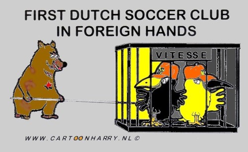 Cartoon: Own Foreign Soccer Club (medium) by cartoonharry tagged vitesse,soccer,foreign,russian,dutch,cartoonharry