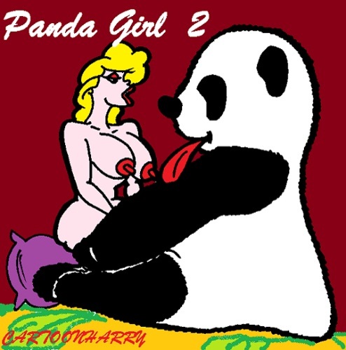 Cartoon: Panda Girl (medium) by cartoonharry tagged animal,nice,sexy,panda,girl