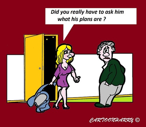Cartoon: Plans (medium) by cartoonharry tagged daughter,dad,question,ask,dont,cartoon,cartoonist,cartoonharry,dutch,toonpool