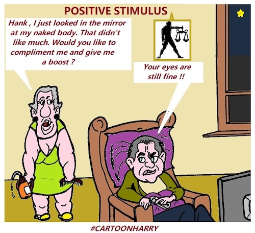Cartoon: Positive Stimulus (medium) by cartoonharry tagged stimulus,cartoonharry