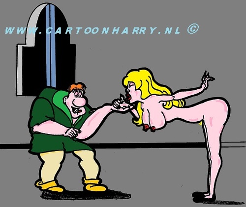 Cartoon: Quasidomo (medium) by cartoonharry tagged deviantart,buurtlink,linkedin,hyves,toonsup,toonpool,curves,nudes,nude,butt,tits,women,girl,hot,naked,woman,dutch,cartoonharry,cartoonist,sexy,drawing,arts,art,erotic,cool,artist,comix,cartoon,scoobydoo,comics,girls,church,quasimodo