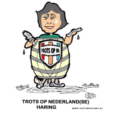 Cartoon: Rita Verdonk (medium) by cartoonharry tagged stank