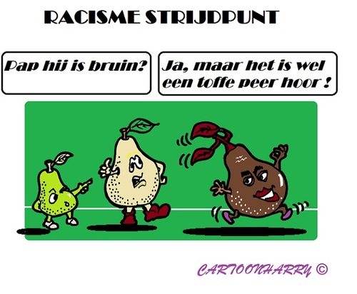 Cartoon: Sappig Racisme (medium) by cartoonharry tagged racisme