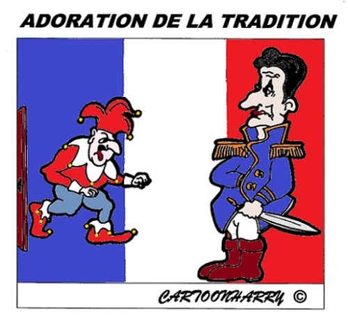 Cartoon: Sarkoleon (medium) by cartoonharry tagged toonpool,dutch,cartoonharry,cartoonist,cartoon,foul,court,caricature,france,napoleon,sarkozy