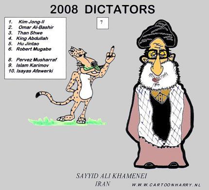 Cartoon: Sayyid Ali Khamenei (medium) by cartoonharry tagged iran,dictator,khamenei