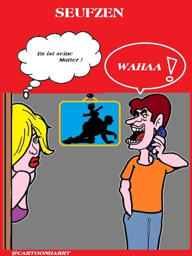 Cartoon: Seufzen (medium) by cartoonharry tagged seufzen,cartoonharry