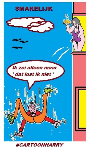 Cartoon: Smakelijk (medium) by cartoonharry tagged smakelijk,cartoonharry