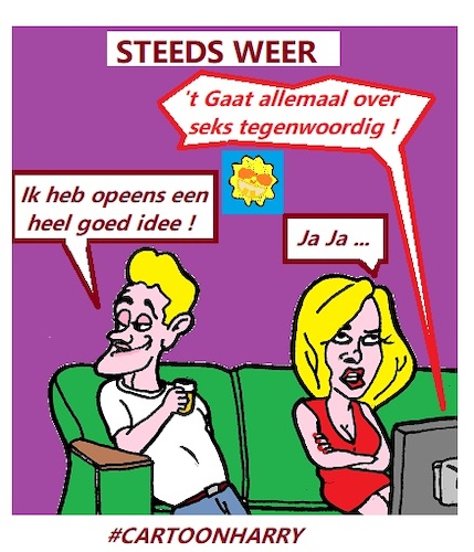 Cartoon: Steeds Weer (medium) by cartoonharry tagged steeds,cartoonharry