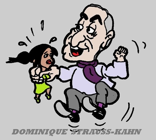 Cartoon: Strauss-Kahn (medium) by cartoonharry tagged strausskahn,rehabilitation,imf,france,usa,maid,chambermaid,drugs,blackmoney,caricature,cartoon,cartoonist,cartoonharry,dutch,toonpool