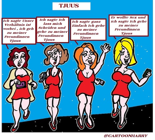 Cartoon: Tjuus (medium) by cartoonharry tagged cartoonharry