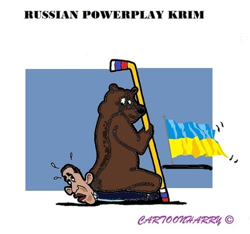 Cartoon: Ukraine (medium) by cartoonharry tagged ukraine,krim,russia,powerplay,crisis