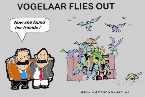 Cartoon: Vogelaar (medium) by cartoonharry tagged ella