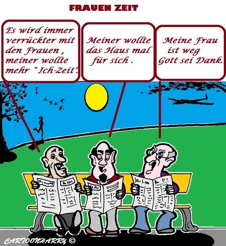 Cartoon: Vorbei (medium) by cartoonharry tagged vorbei