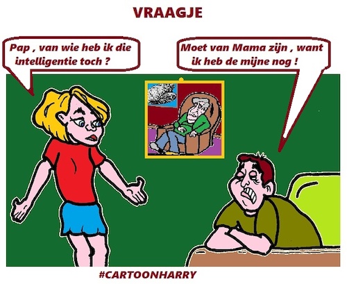 Cartoon: Vraagje (medium) by cartoonharry tagged vraagje,cartoonharry