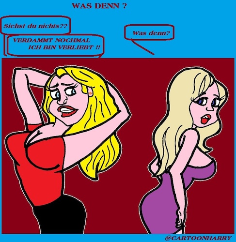 Cartoon: Was denn? (medium) by cartoonharry tagged was,cartoonharry