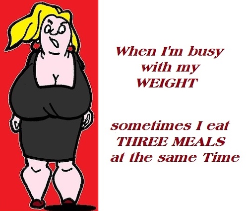 Cartoon: Weight (medium) by cartoonharry tagged cartoonharry