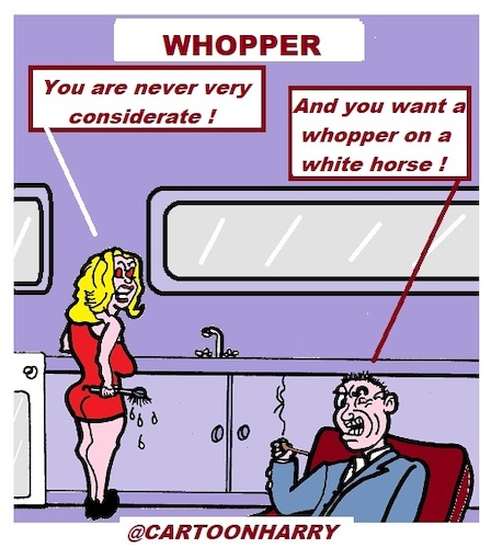 Cartoon: Whopper (medium) by cartoonharry tagged cartoonharry