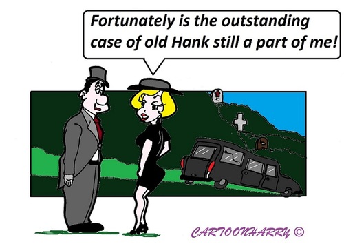 Cartoon: Widow Problems (medium) by cartoonharry tagged widow,problems,funeral,cartoon,cartoonist,cartoonharry,dutch,toonpool