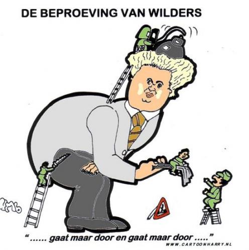 Cartoon: Wilders (medium) by cartoonharry tagged demontage