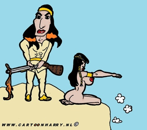 Cartoon: Winnetou (medium) by cartoonharry tagged deviantart,buurtlink,linkedin,hyves,toonsup,toonpool,curves,nudes,nude,butt,tits,women,girl,hot,naked,woman,dutch,cartoonharry,cartoonist,sexy,drawing,arts,art,erotic,cool,artist,comix,cartoon,scoobydoo,comics,girls,clouds,winnetou