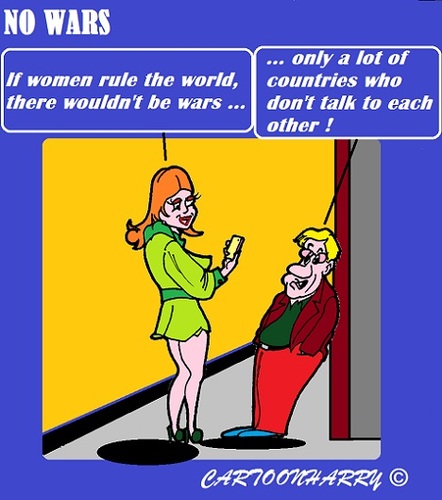 Cartoon: Women (medium) by cartoonharry tagged world,women,rules,talkings