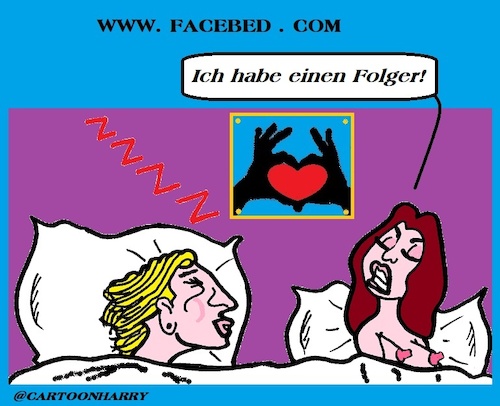 Cartoon: www.facebed.com (medium) by cartoonharry tagged facebed,cartoonharry
