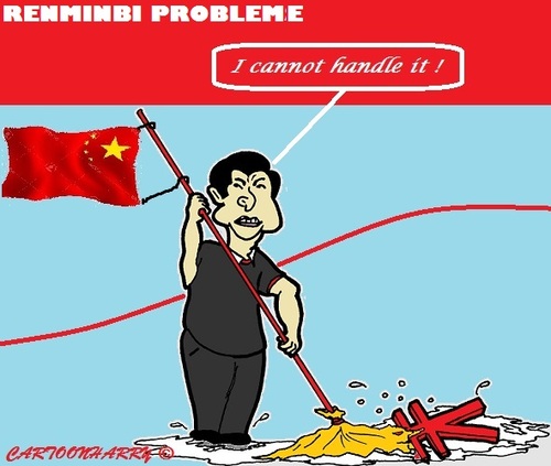 Cartoon: Xi der Zweite (medium) by cartoonharry tagged china,xijinping,renminbi